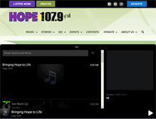 Tablet Screenshot of hope1079.com